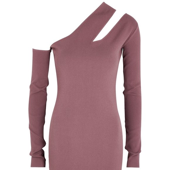 *NANUSHKA - Shani Mauve Cut-out Stretch-knit Mini Dress - Small - Picture 8 of 12